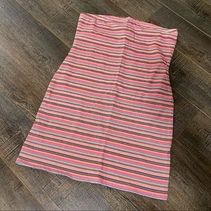 Wild Fable Striped Strapless Mini Dress Size Large New With Tags Bodycon